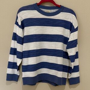 JStriped Long Sleeve Sweater